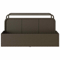 Galleggiante a Bordo Piscina Marrone 110x100x57 cm Polyrattan 4104089