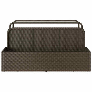 Galleggiante a Bordo Piscina Marrone 110x100x57 cm Polyrattan 4104089