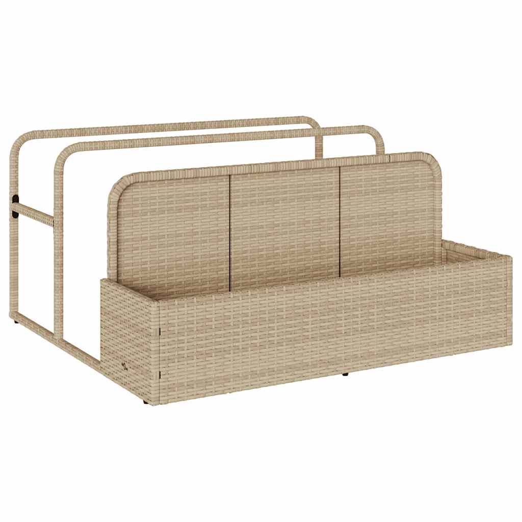 Galleggiante a Bordo Piscina Beige 110x100x57 cm in Polyrattan 4104091