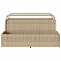 Galleggiante a Bordo Piscina Beige 110x100x57 cm in Polyrattan 4104091