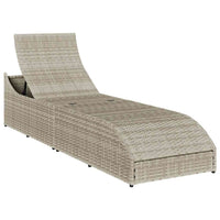 vidaXL Lettino Prendisole Pieghevole con Cuscino e Portaoggetti