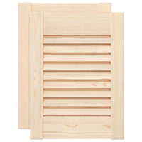 vidaXL Ante con Design a Lamelle 2 pz 39,5x29,5 cm in Legno di Pino