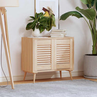 vidaXL Ante con Design a Lamelle 2 pz 39,5x29,5 cm in Legno di Pino