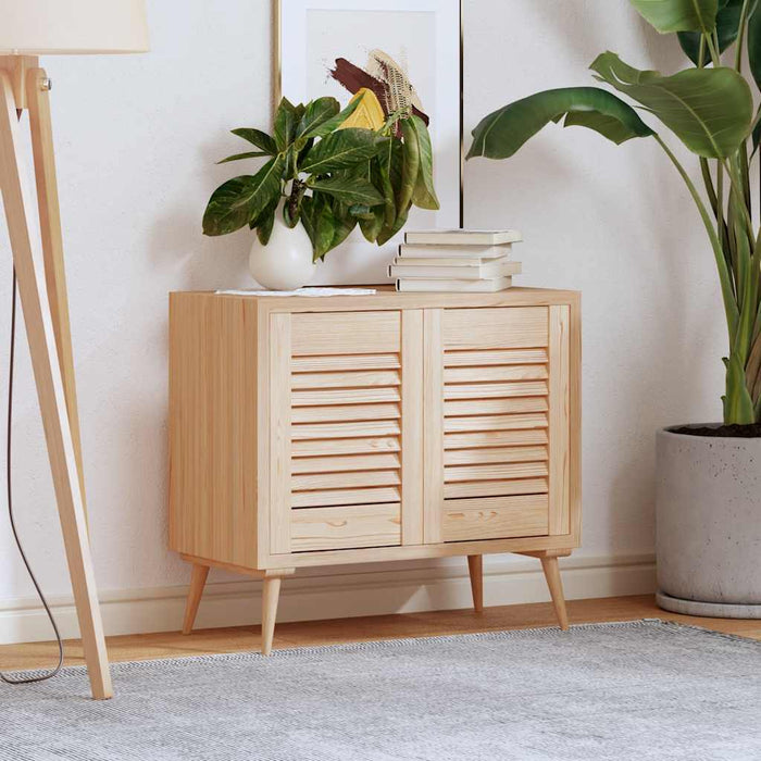 vidaXL Ante con Design a Lamelle 2 pz 39,5x29,5 cm in Legno di Pino