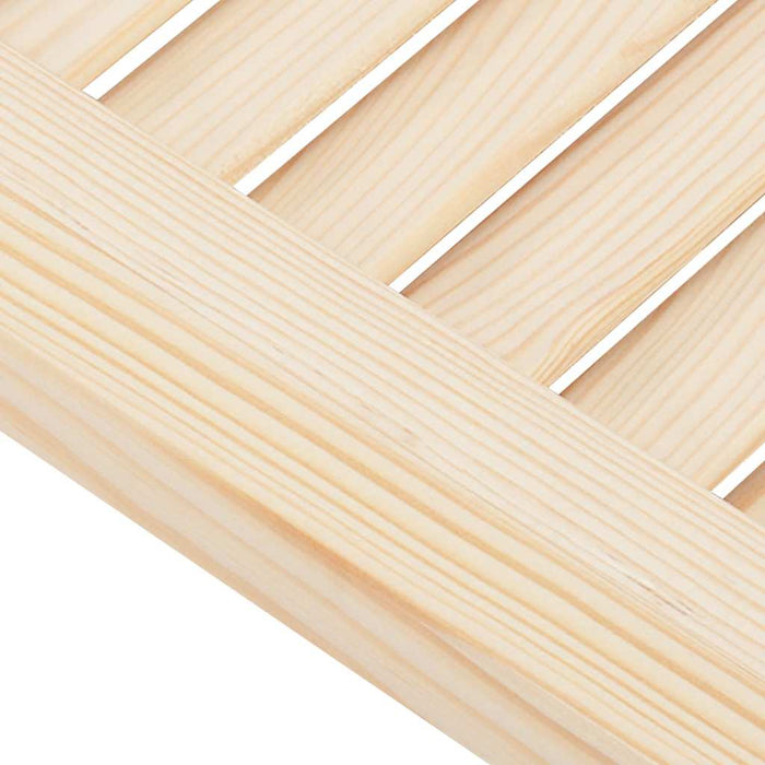 vidaXL Ante con Design a Lamelle 4 pz 39,5x29,5 cm in Legno di Pino