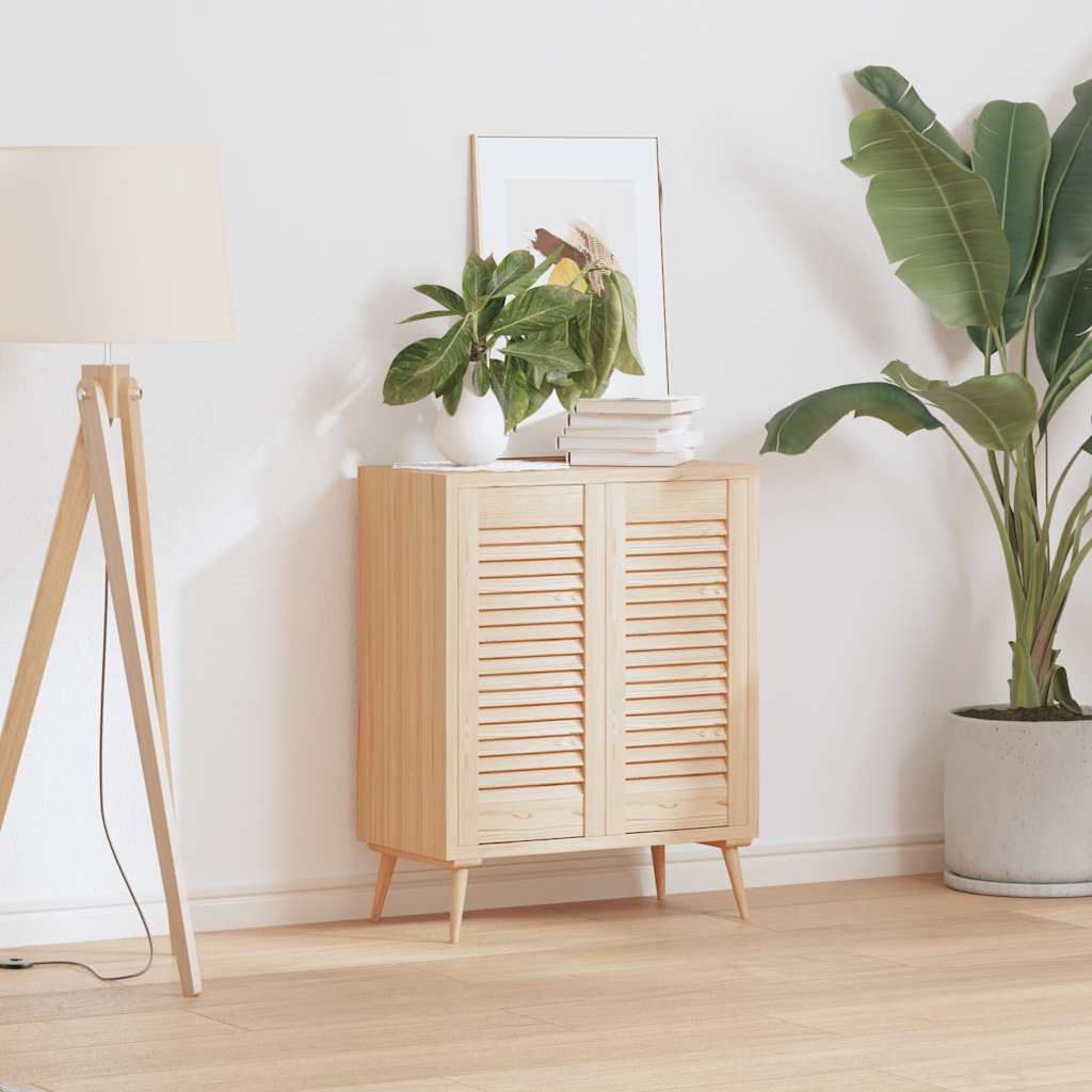 vidaXL Ante con Design a Lamelle 2 pz 61,5x29,5 cm in Legno di Pino