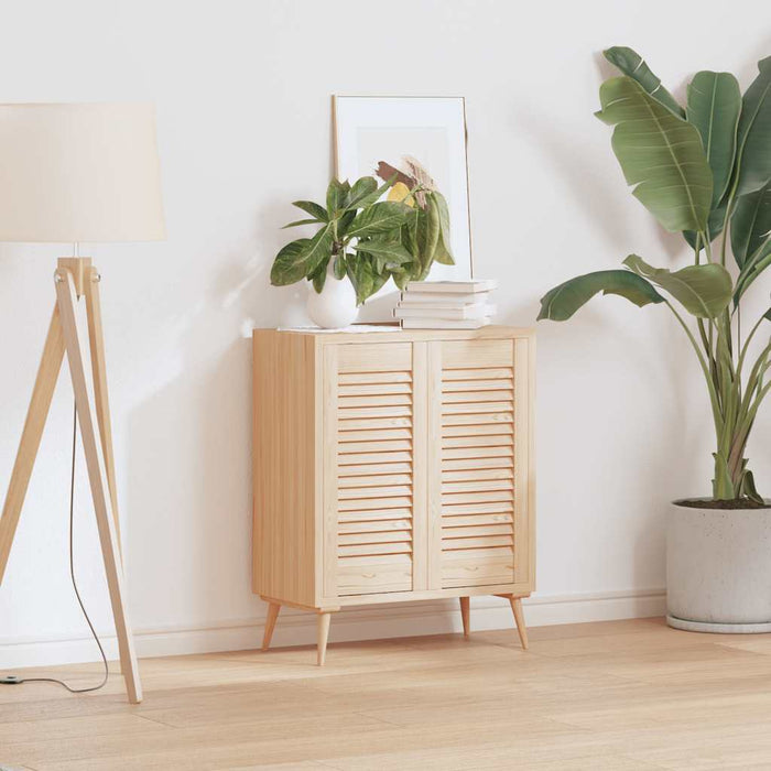 vidaXL Ante con Design a Lamelle 2 pz 61,5x29,5 cm in Legno di Pino