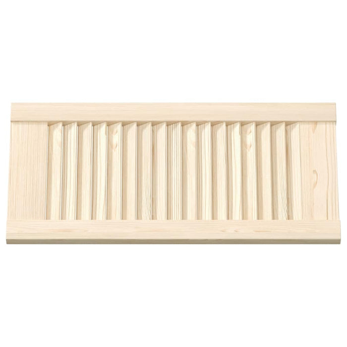 vidaXL Ante con Design a Lamelle 2 pz 61,5x29,5 cm in Legno di Pino
