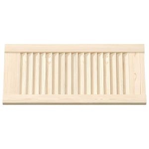 Ante con Design a Lamelle 2 pz 61,5x29,5 cm in Legno di Pino 4015889