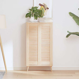 Ante con Design a Lamelle 2 pz 99x29,5 cm in Legno di Pino 4015895