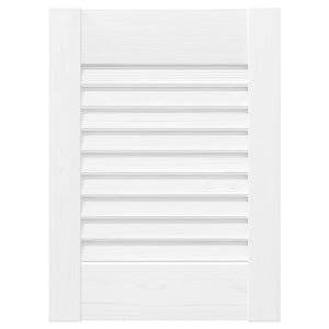 vidaXL Ante a Lamelle 2 pz Bianche 39,5x29,5 cm