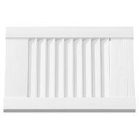 vidaXL Ante a Lamelle 2 pz Bianche 39,5x29,5 cm