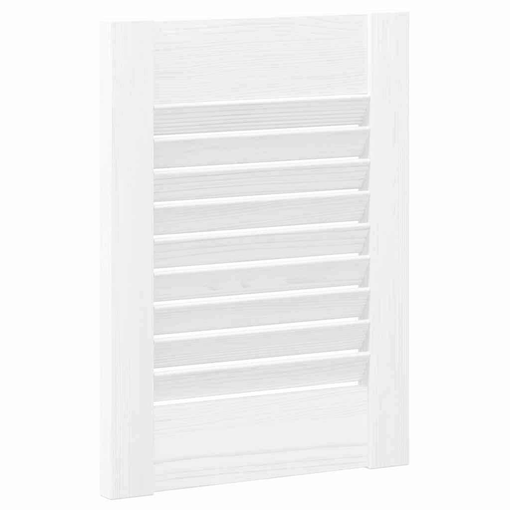 vidaXL Ante a Lamelle 4 pz Bianche 39,5x29,5 cm