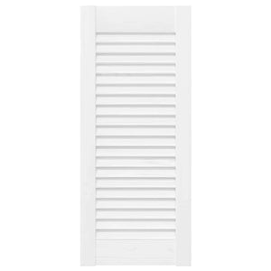 vidaXL Anta a Lamelle Bianca 61,5x29,5 cm