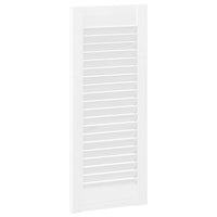 vidaXL Ante a Lamelle 4 pz Bianche 61,5x29,5 cm