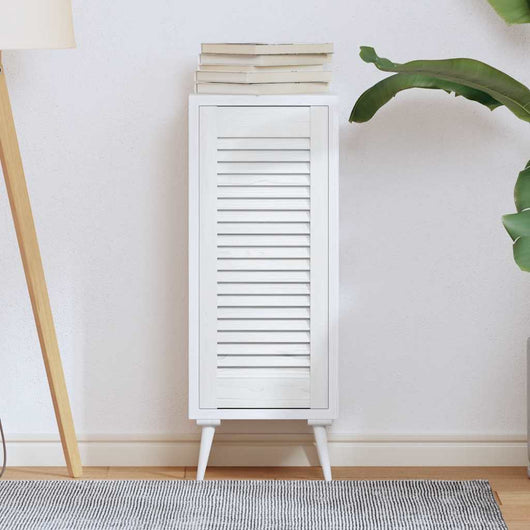 vidaXL Anta a Lamelle Bianca 69x29,5 cm