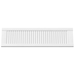 vidaXL Ante a Lamelle 4 pz Bianche 99x29,5 cm