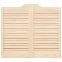 Porte a Battente 2-Paio Design a Lamelle 90x80 cm Legno di Pino 4107127