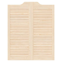 vidaXL Porte a Battente 1-Paio Design a Lamelle 100x80cm Legno di Pino