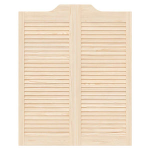 vidaXL Porte a Battente 1-Paio Design a Lamelle 100x80cm Legno di Pino