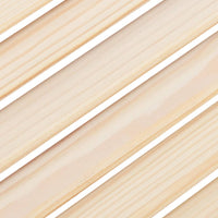 Porte a Battente 1-Paio Design Lamelle 100x100 cm Legno di Pino 4107134