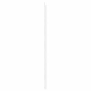 Porte a Battente 2-Paio Design a Lamelle Bianco 80x100 cm 4107143