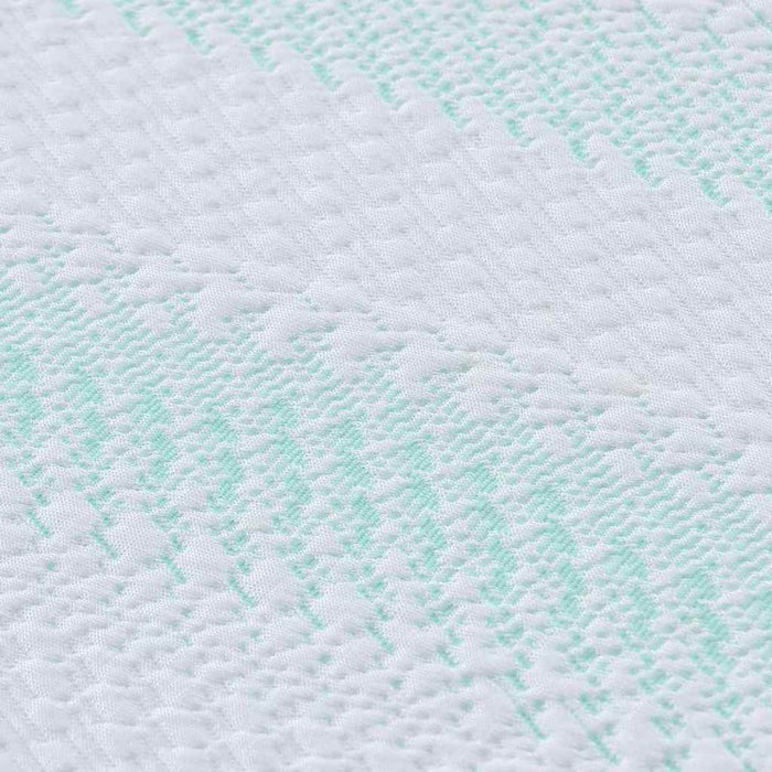 Guanciali per materassi Bianco e Verde 90 x 190 cm 4106145