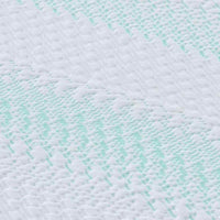 Guanciali per materassi Bianco e Verde 90 x 190 cm 4106167