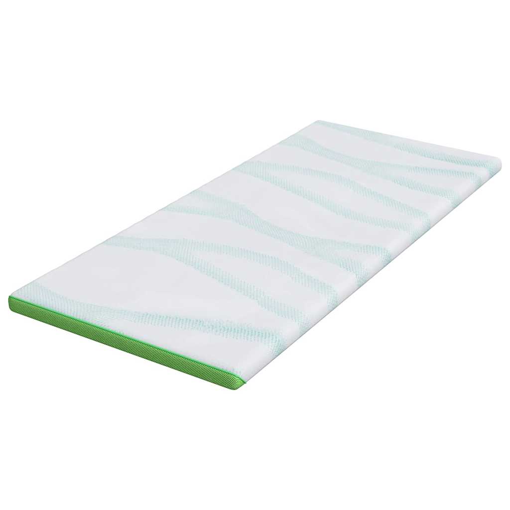 Guanciali per materassi Bianco e Verde 90 x 190 cm 4106167