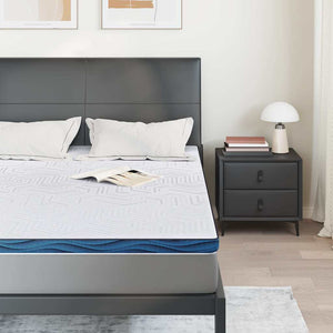 Guanciali per materassi Bianco e Blu 140 x 190 cm 4106259