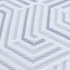 Guanciali per materassi Bianco e Blu 90 x 190 cm 4106266