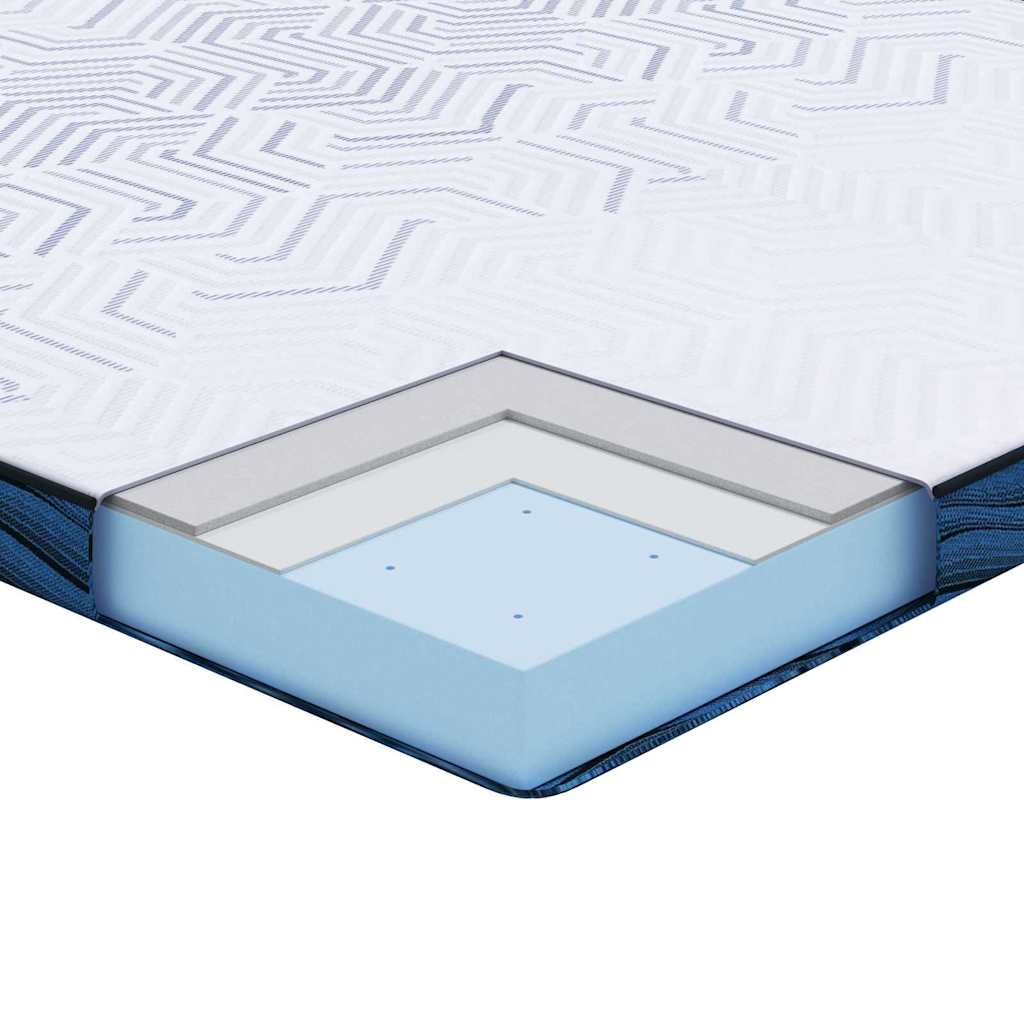 Guanciali per materassi Bianco e Blu 90 x 190 cm 4106266