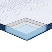 Guanciali per materassi Bianco e Blu 120 x 200 cm 4106269