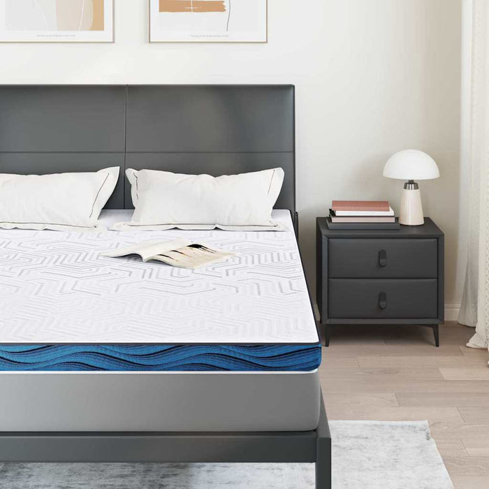 Guanciali per materassi con porta Bianco e Blu 140 x 190 cm 4106270