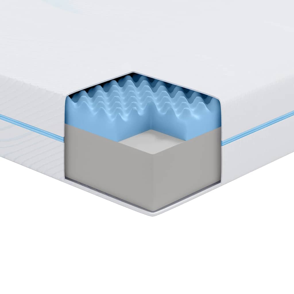 Materasso Bianco 120 x 200 cm Schiuma 4106292