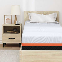 Materasso Bianco, Grigio 80 x 200 cm Schiuma 4106300