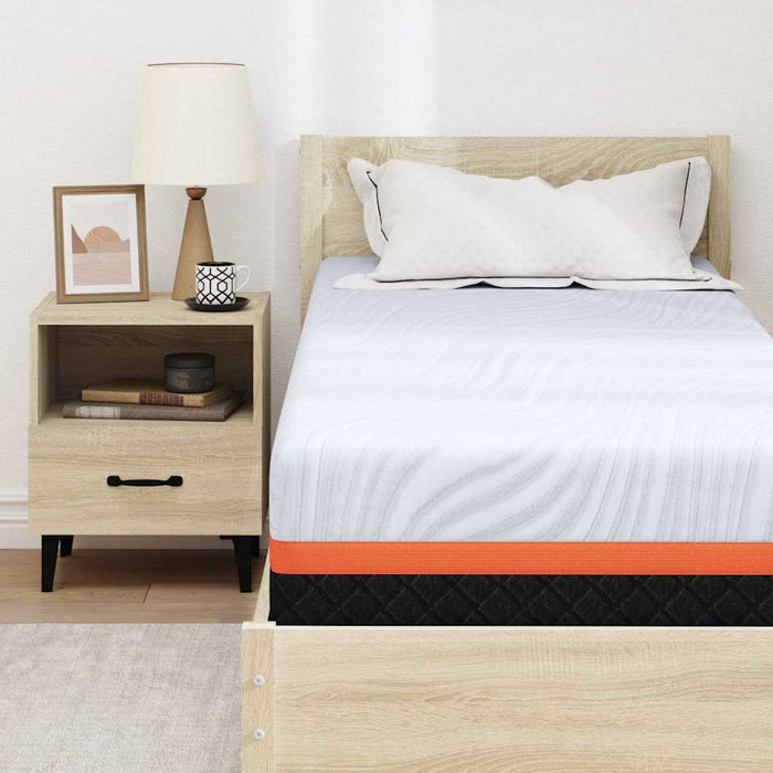 Materasso Bianco, Grigio 80 x 200 cm Schiuma 4106300