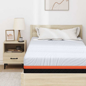 Materasso Bianco, Grigio 100 x 200 cm Schiuma 4106303