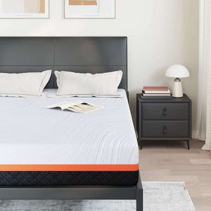 Materasso Bianco, Grigio 140 x 190 cm Schiuma 4106305
