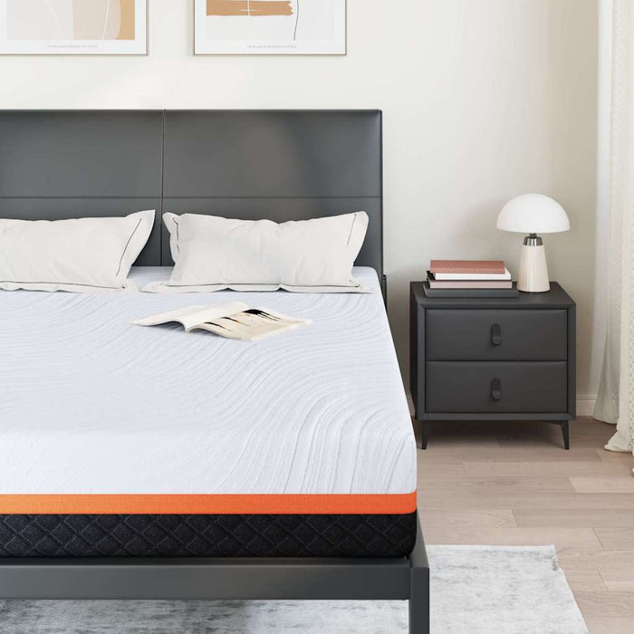 Materasso Bianco, Grigio 140 x 190 cm Schiuma 4106305