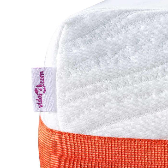 Materasso Bianco, Grigio 180 x 200 cm Schiuma 4106308