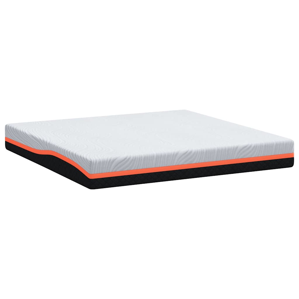 Materasso Bianco, Grigio 180 x 200 cm Schiuma 4106308