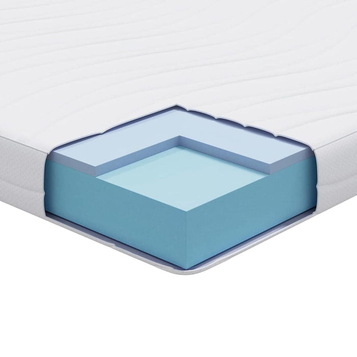 Materasso Bianco 80 x 160 cm Schiuma 4106310