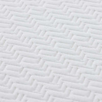 Materasso Bianco, Grigio 200 x 200 cm Schiuma 4106333