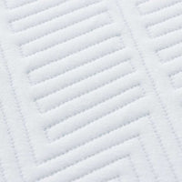 Materasso Bianco, blu 80 x 160 cm Schiuma 4106334