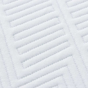 Materasso Bianco, blu 80 x 160 cm Schiuma 4106334