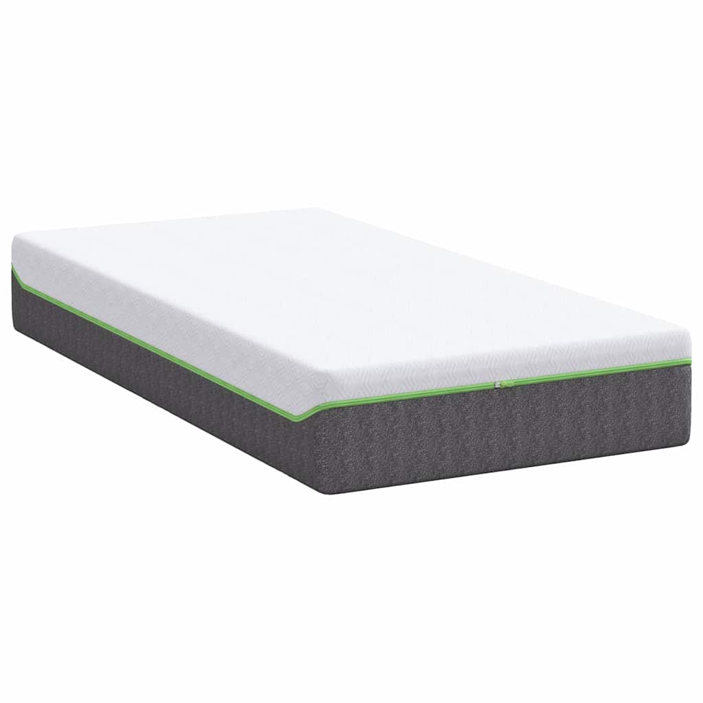 Materasso Bianco, Grigio 80 x 160 cm Schiuma 4106358