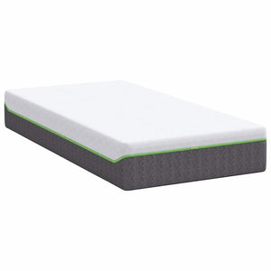 vidaXL Materasso Bianco e Grigio 80 x 160 cm Molle Insacchettate