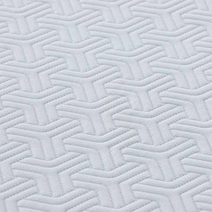 Materasso Bianco, Grigio 140 x 200 cm Schiuma 4106366