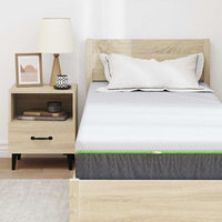 Materasso Bianco, Grigio 80 x 200 cm Schiuma 4106369